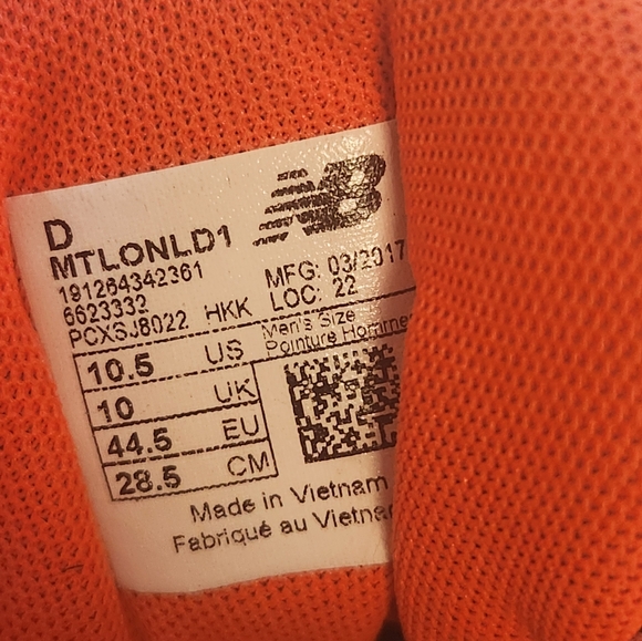 New Balance mens size 10.5 - Picture 4 of 5